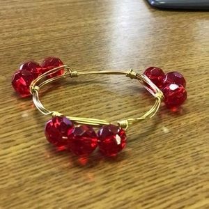 bourbon & boweties inspired wire wrapped bracelet
